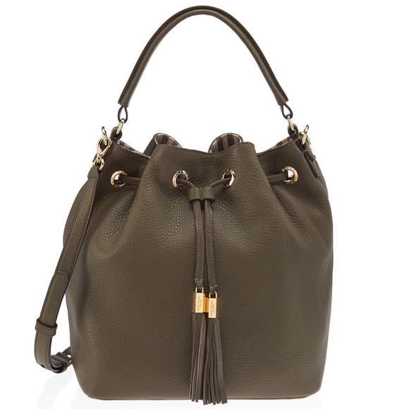 henri bendel Handbags - Henri Bendel Bedford Drawstring Bag in Green